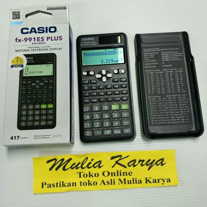 Jual Kalkulator Casio Fx 991 ES Plus Calculator Scientific Shopee