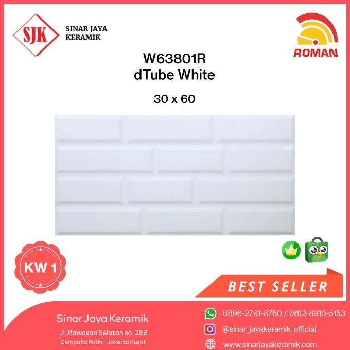 Jual Keramik Dinding Roman W63801R W63802R Dtube 30X60 Kw 1 Shopee