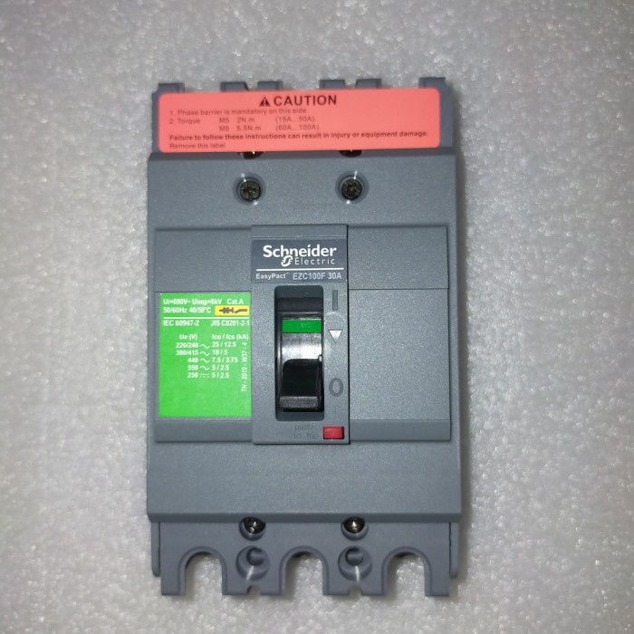 Jual New Mccb Nfb Ezc Breaker Schneider 3P 30A Ezc100F3030