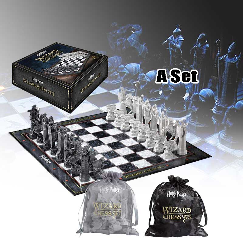 Jual Chess Set Harry Potter Hogwarts Wizard Sorcerer Stone Catur