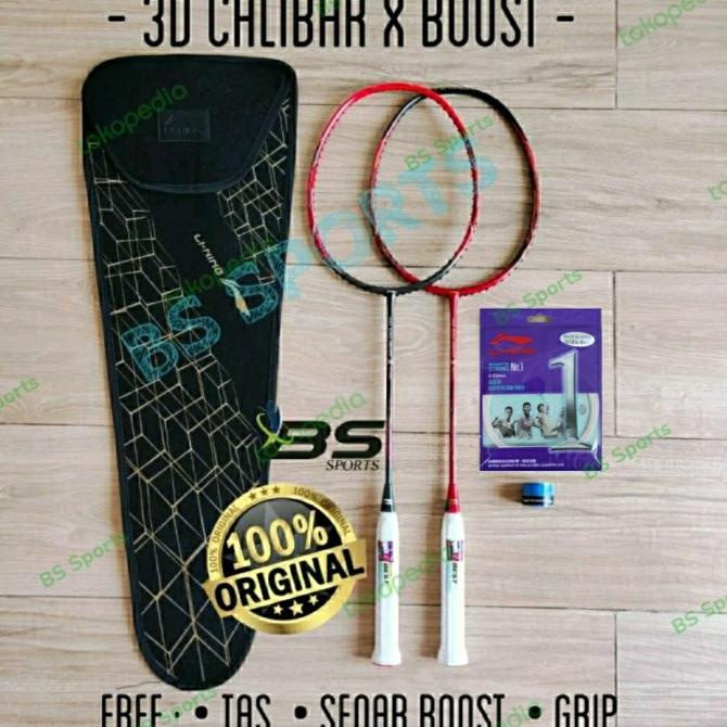 Jual New Raket Badminton Lining D Calibar X Boost Original