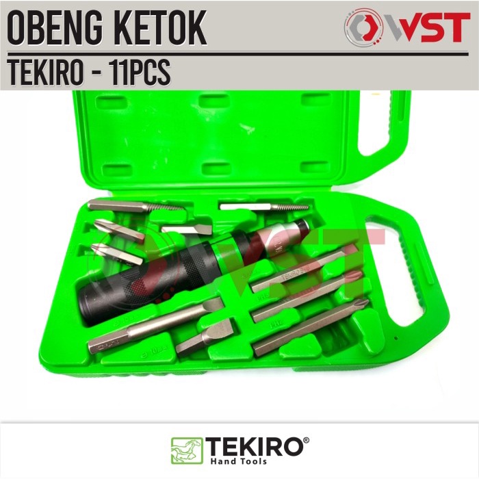 Jual Obeng Ketok Set Pcs Tekiro Pc Obeng Getok Shopee Indonesia