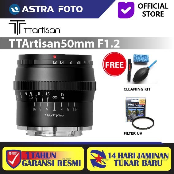 Jual New Ttartisan Lens Mm F Lensa Sony Fuji M Tt Artisan