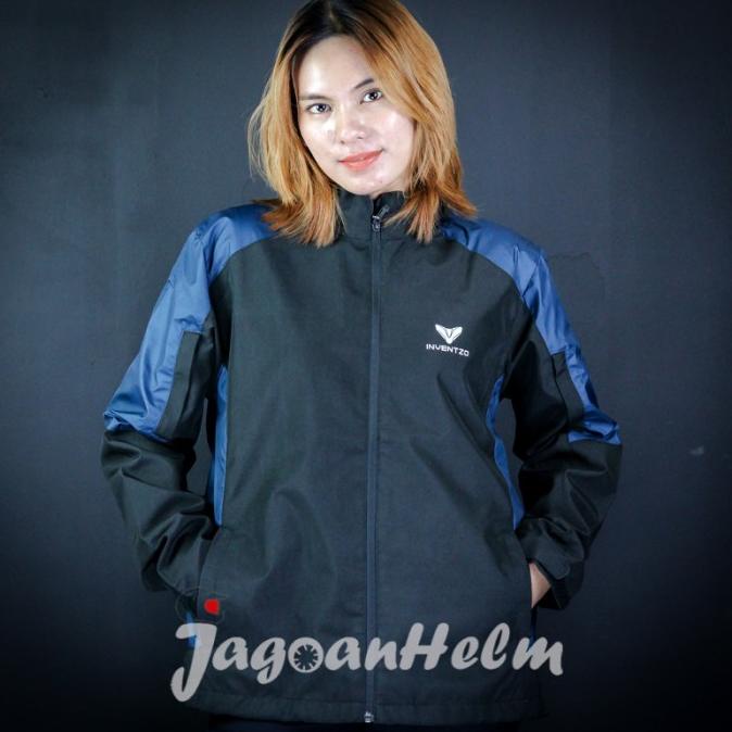 Jual INVENTZO JAKET HORNET MAX ALPHA BLACK NAVY JACKET MOTOR