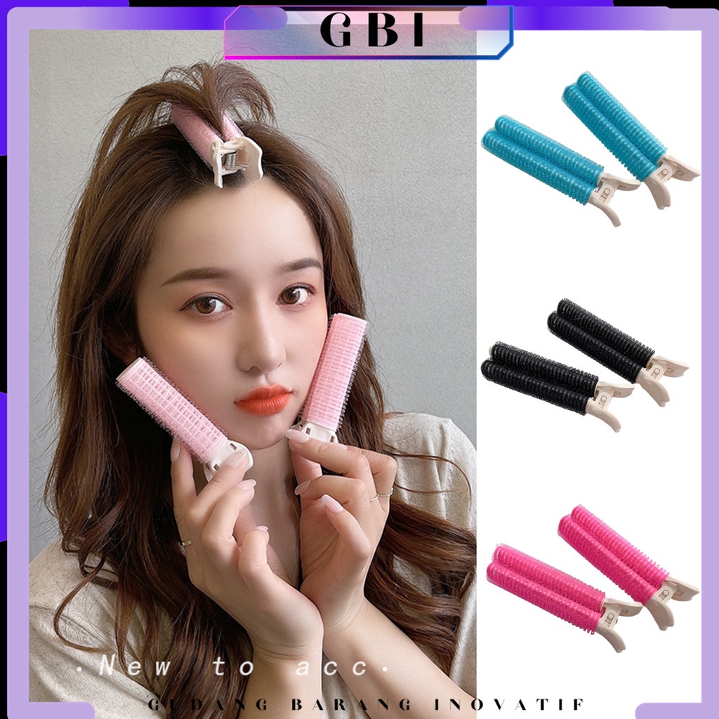 Jual Gbi Roll Rambut Jepit Korea Velcro Hair Gulung Jepitan Clip