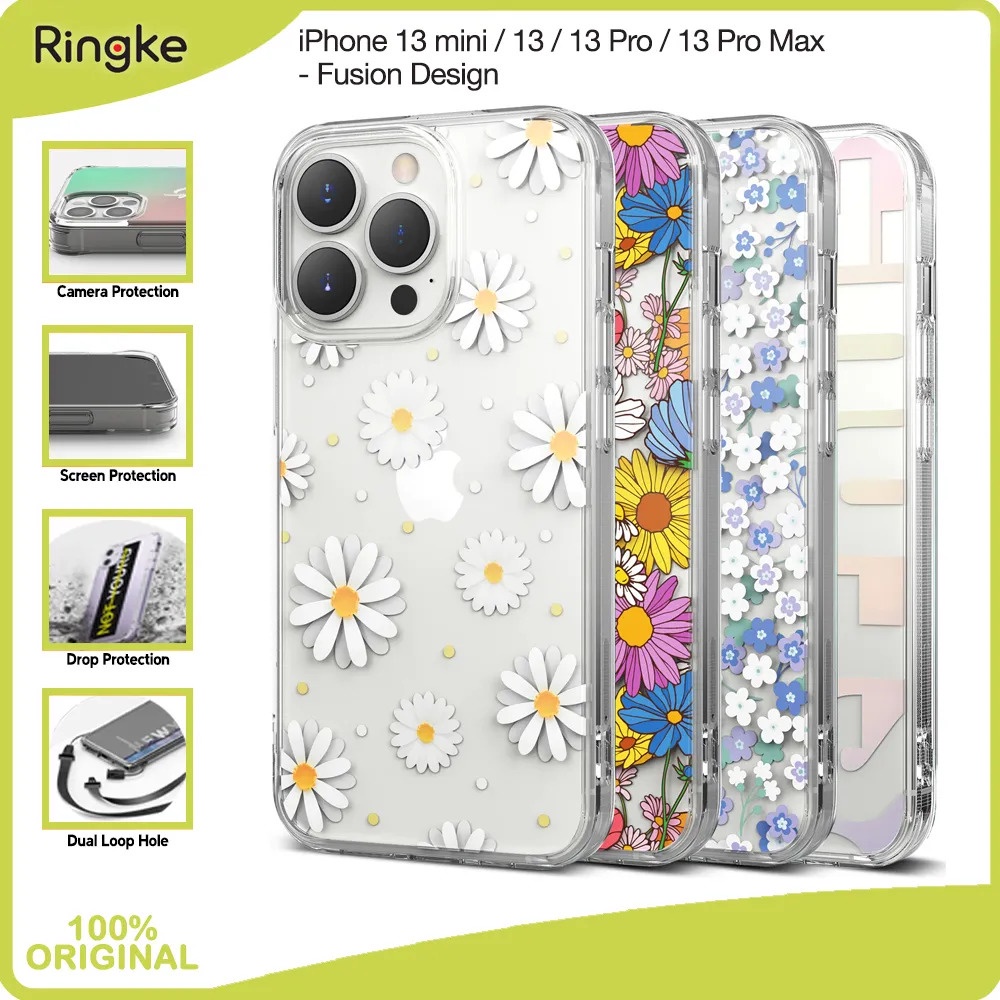 Jual Ringke Iphone Pro Pro Max Fusion Flower Casing Anti Crack