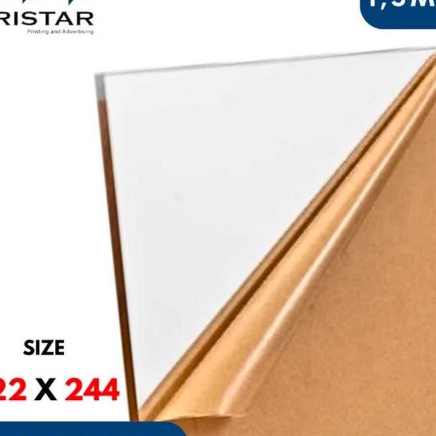 Jual Akrilik Lembaran Bening Merk Star Royal 1 5Mm Uk 122 X 244 Cm