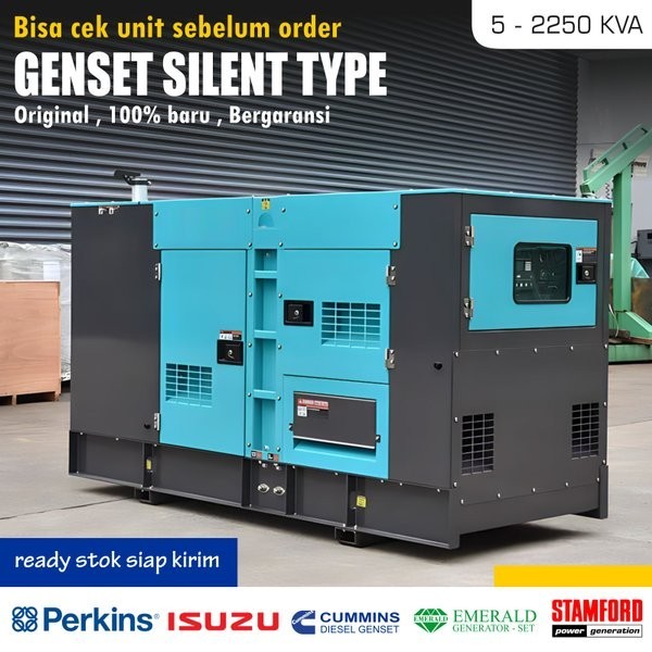 Jual Harga Genset Kva Perkins Cummins Isuzu Emerald Ultra Silent