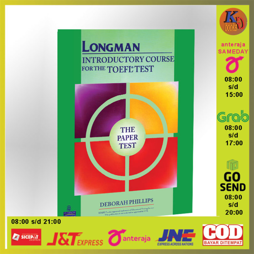 Jual Longman Introductory Course For The Toefl Test By Deborah Phillips