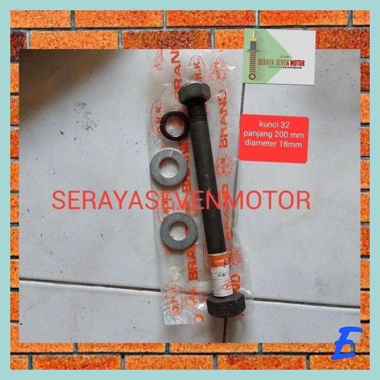 Jual SRY BAUT DING DONG BOLT TORQUE ROD FUSO HINO NISSAN 18X200 MM