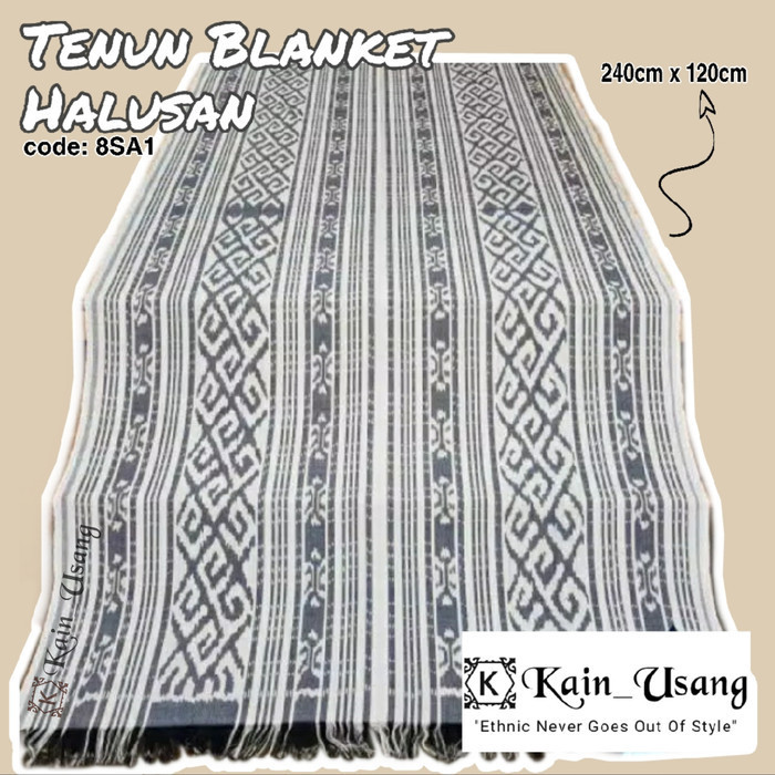 Jual Kain Usang Tenun Blanket Halusan 8Sa1 Kain Tenun Etnik Tenun Ika