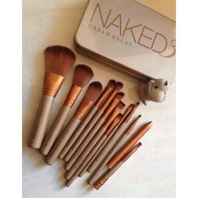 Jual Isi 12 Kuas Kuas Make Up Lengkap Naked 3 Naked 3 Brush Set Kit