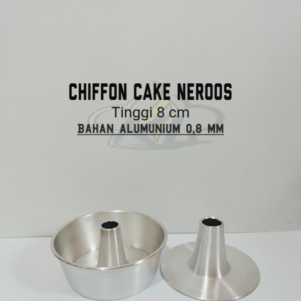 Jual Loyang Chiffon Cake Neros Miring Tinggi Cm Alumunium