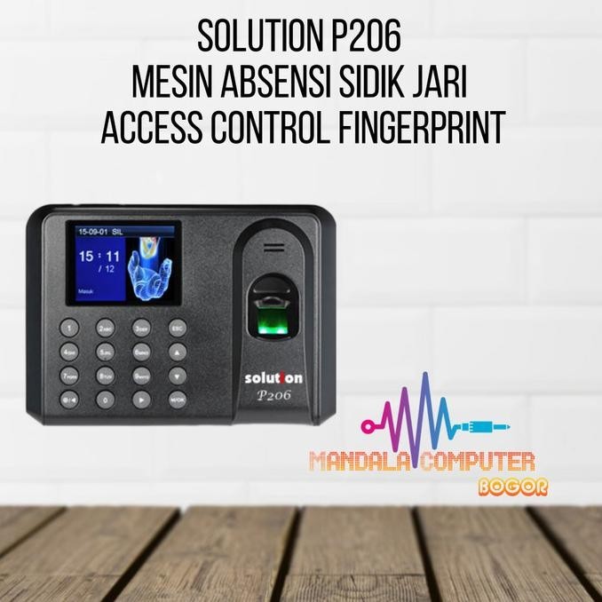 Jual Solution P Mesin Absensi Sidik Jari Access Control Fingerprint