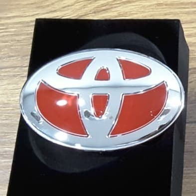 Jual Forsale Emblem Logo Stir Toyota Merah Jdm Biru Hybrid