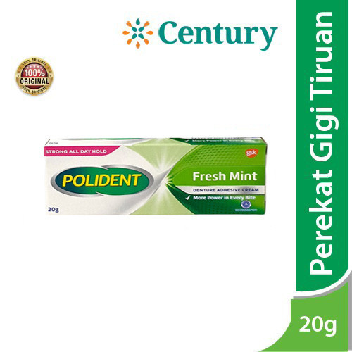 Jual Polident Fresh Mint 20g Perekat Gigi Tiruan Lem Gigi Gigi