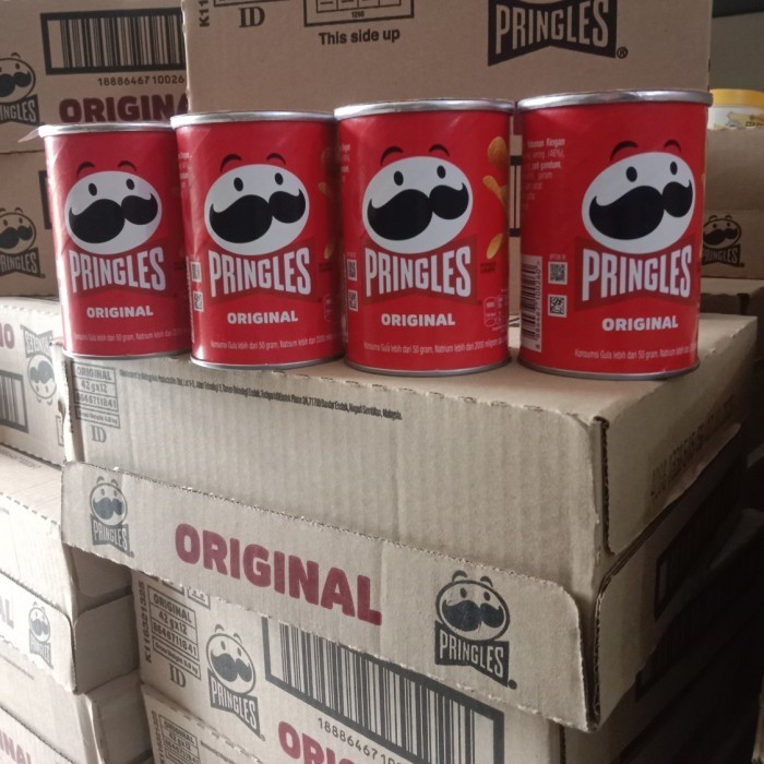 Jual BERMUTU Pringles Mini Original 42 Gr Dus Isi 12 Shopee Indonesia