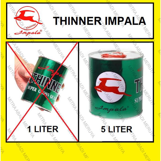 Jual Thinner IMPALA 5 Liter Kaleng Shopee Indonesia