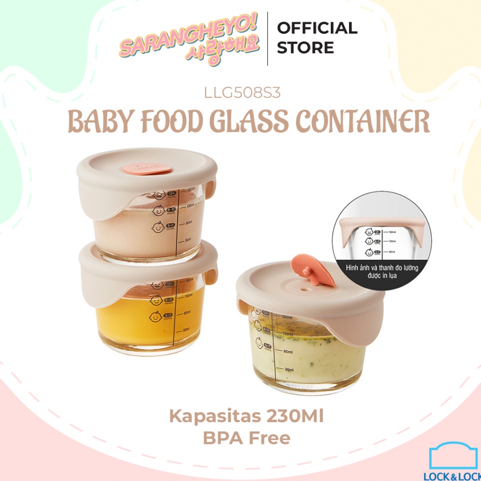 Jual Ja Lock N Lock Lock Lock Baby Food Container Tempat Makan Wadah