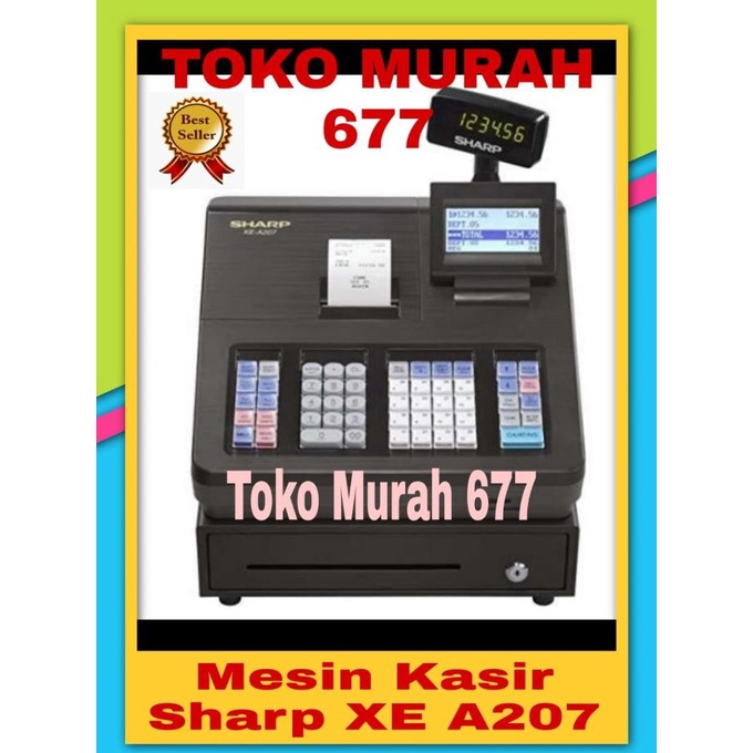 Jual Mesin Kasir Sharp Xe A207 Cash Register Xe 207 Original