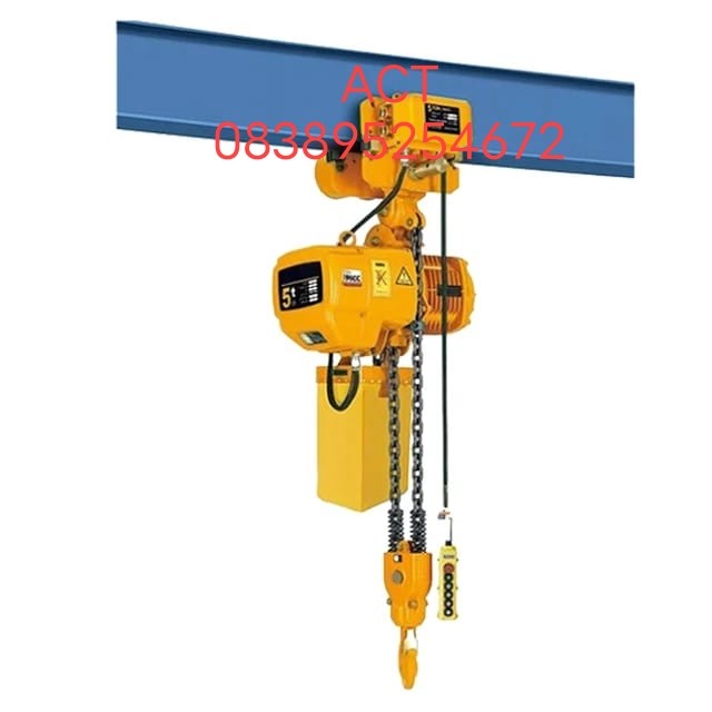 Jual Electric Chain Hoist 2 Ton 6 Meter Plus Trolley TOKYO LIFT JAPAN