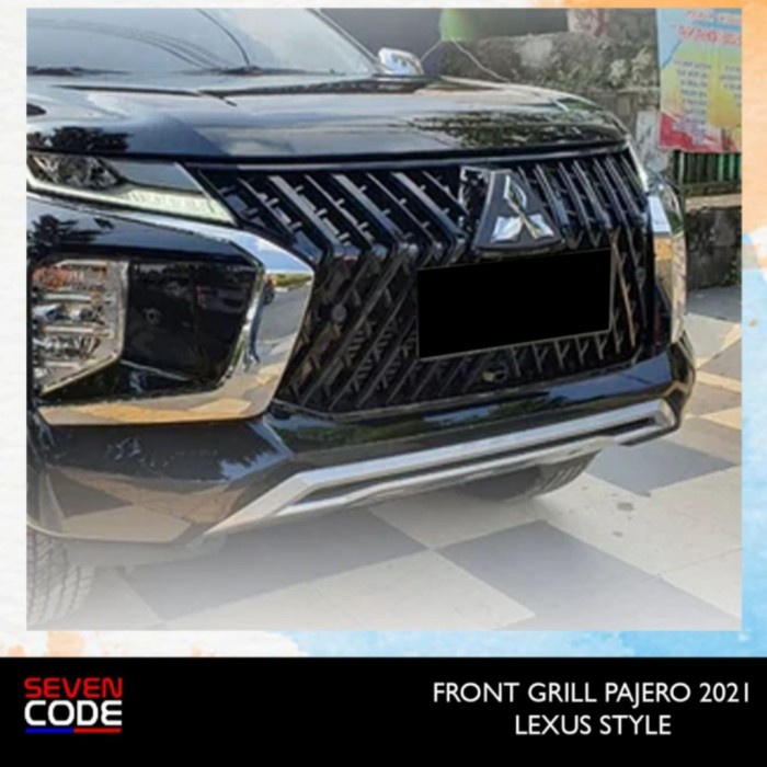 Jual Grill Depan Front Grill Pajero 2021 Facelift Model Lexus