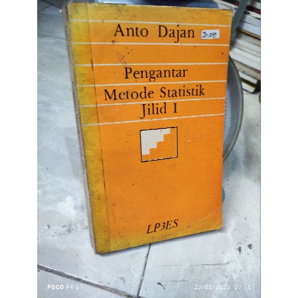 Jual BUKU PENGANTAR METODE STATISTIK JILID 1 Shopee Indonesia