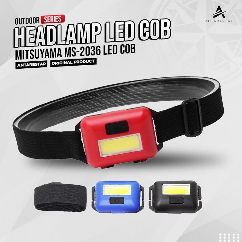 Jual Senter Kepala Led Cob Mode Cahaya Headlamp Lampu Kepala Head