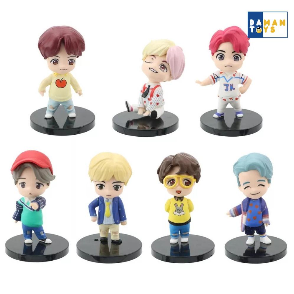 Jual COD BTS TINY TAN FIGURE BTS MINI FIGURE BTS KPOP PAJANGAN