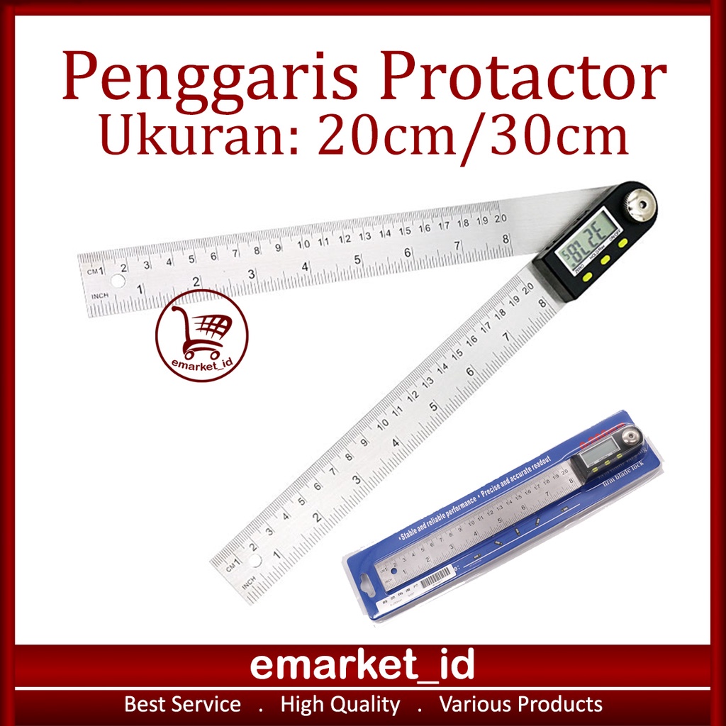 Jual Penggaris Digital Protactor Angle Ruler Inclinometer Goniometer