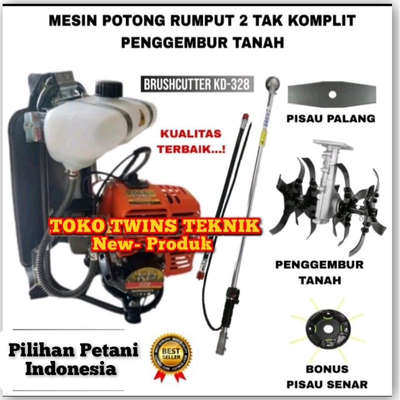 Jual Mesin Potong Rumput Tak Komplit Penggembur Tanah Mata Pisau