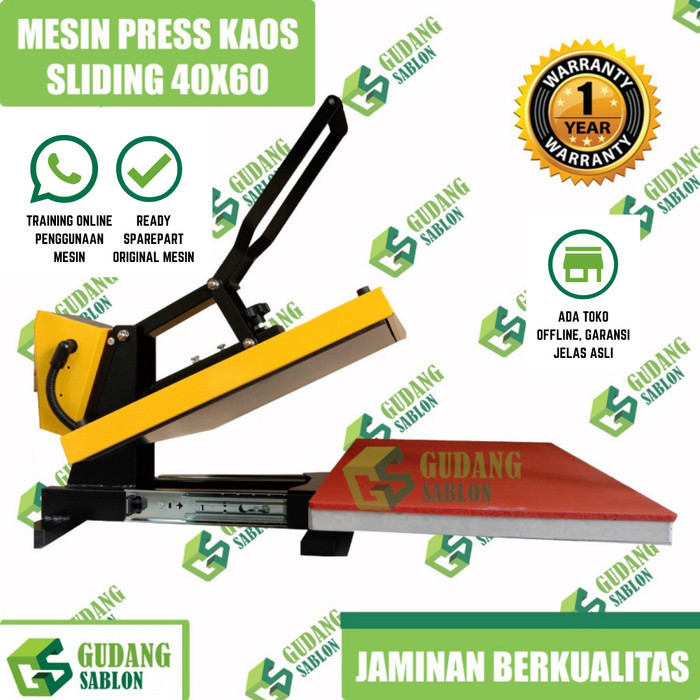 Jual Mesin Press Kaos Sliding X Hot Press Sliding Sku