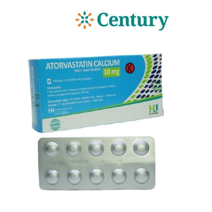 Jual Atorvastatin Mg Strip Tablet Hj Shopee Indonesia