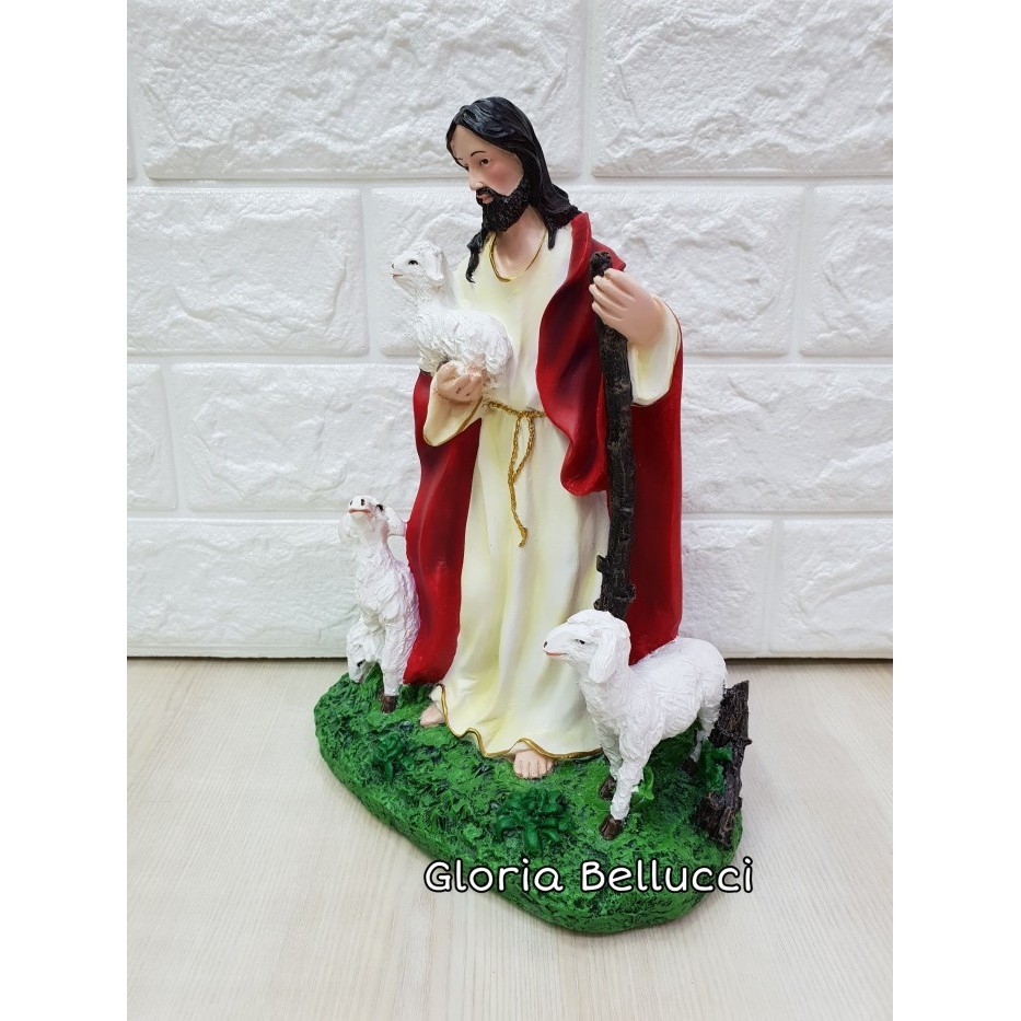 Jual Patung Pajangan Yesus Domba Jesus Kristen Rohani Shopee Indonesia