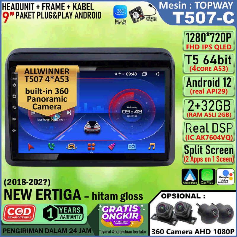 Jual Headunit Android T Ram Gb Frame Inch All New Ertiga