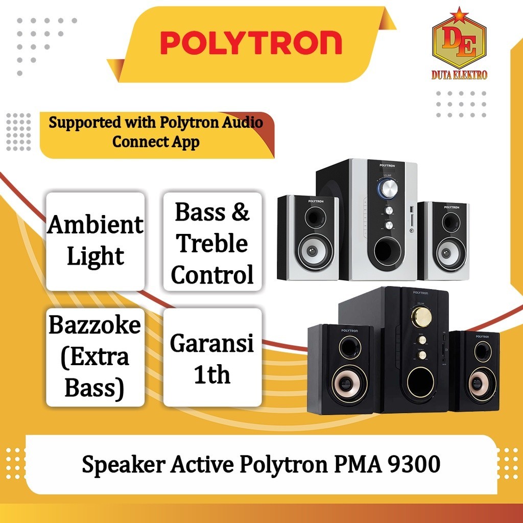 Jual Speaker Active Polytron PMA 9300 Shopee Indonesia