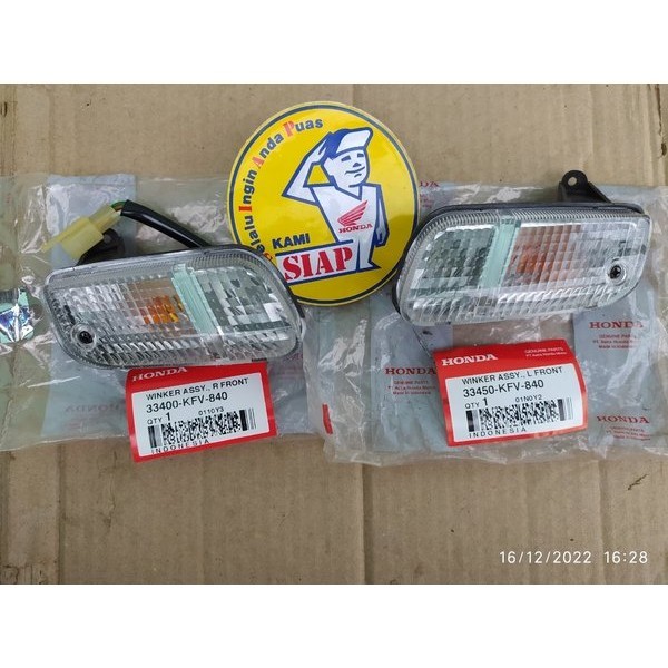 Jual Lampu Sen Sein Riting Winker Assy Set Depan Honda Astrea Legenda