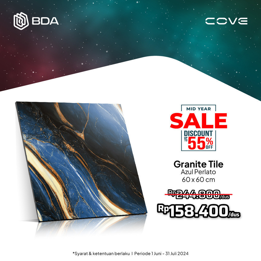 Jual Cove Granite Tile Azul Perlato X Granit Kramik Lantai