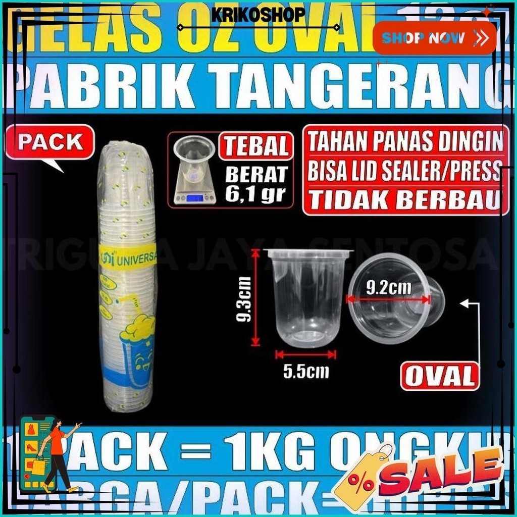 Jual Gelas Oz Plastik Oval Oz Oz Oz Oz Oz Datar Rata Per Pack