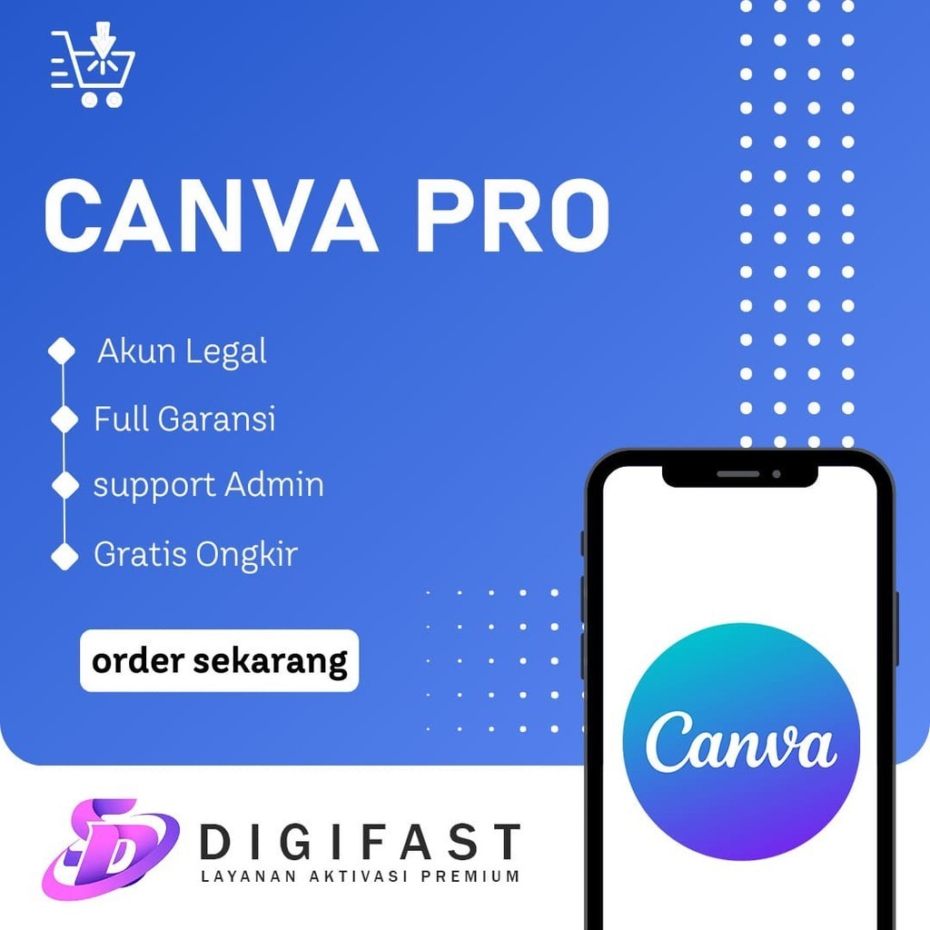 Jual Canva Pro 1 Tahun Full Garansi Untuk Desain Promosi Logo PPT