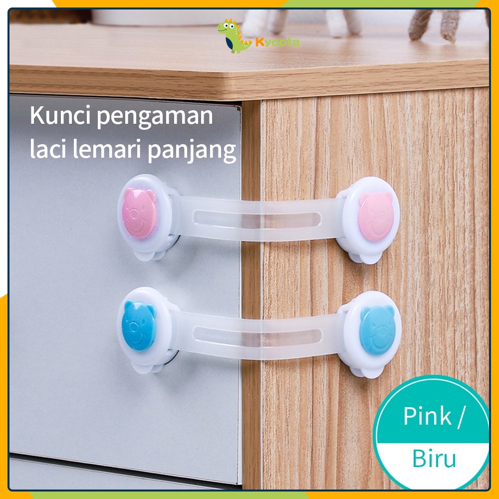 Jual Kyopta Pengunci Lemari Kunci Laci Kulkas Baby Safety Lock Band