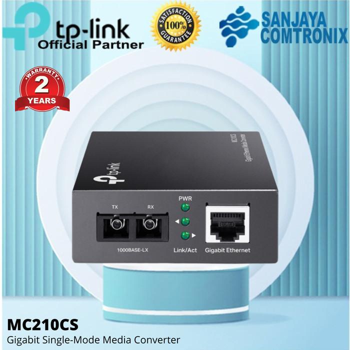 Jual Tp Link Mc210Cs Gigabit Single Mode Converter Media Shopee Indonesia