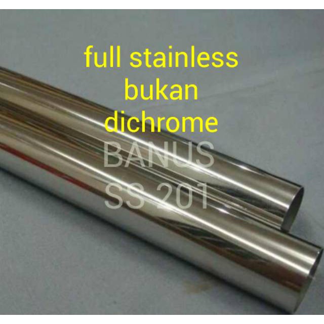 Jual Pipa Stainless 2 Inch X 1 5 Mm X 1 Meter Pipa Ornamen Pipa