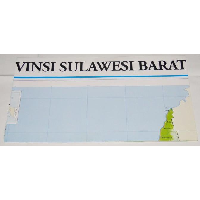 Jual Jual Peta Provinsi Sulawesi Barat Lipat Shopee Indonesia