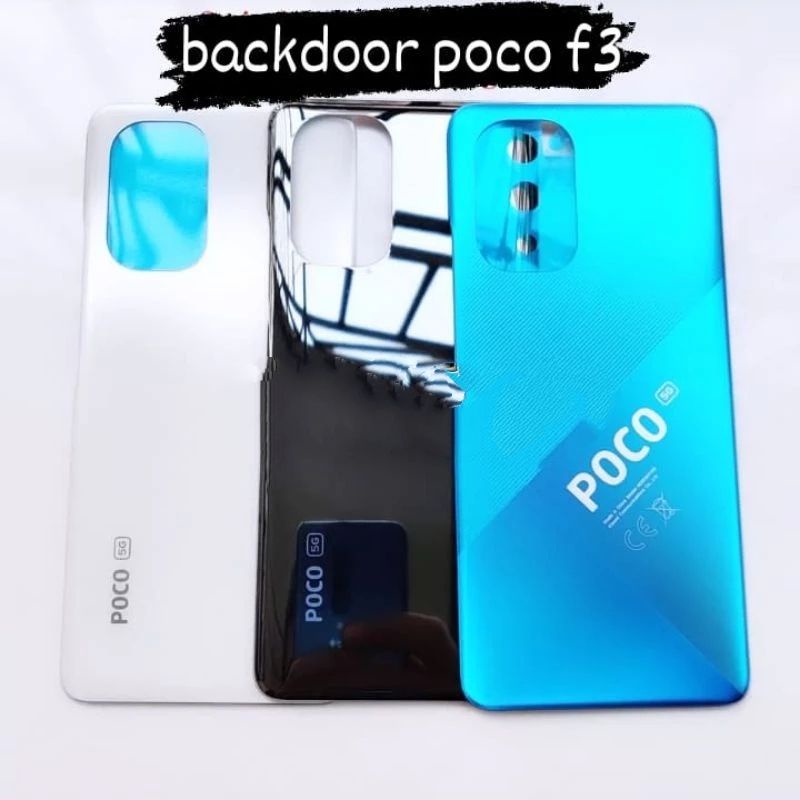 Jual BACKDOOR BACK TUTUP KESING BELAKANG POCOPONE POCO F3 ORIGINAL NEW