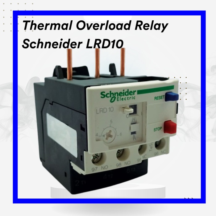 Jual TOR Thermal Overload Relay LRD10 4A 6A Schneider Shopee Indonesia