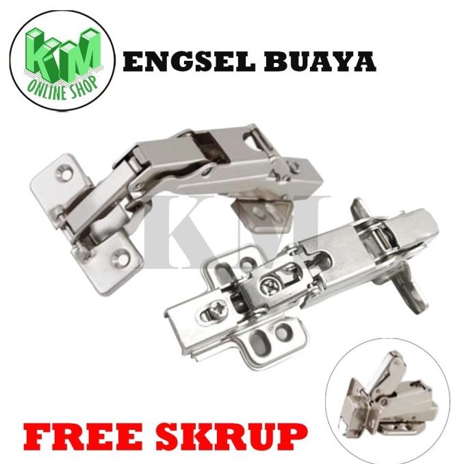 Jual Best Produk Engsel Sendok Hidrolik Lemari Pintu Lurus Derajat