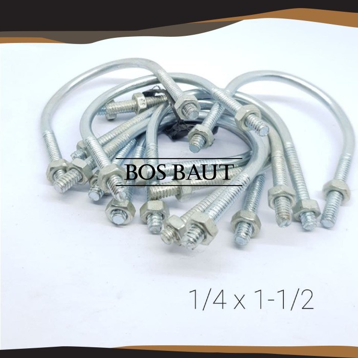 Jual Baut U U Bolt Galvanis X Shopee Indonesia