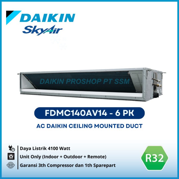 Jual Ac Daikin Split Duct Pk Standard Fdmc Av Wireless Malaysia