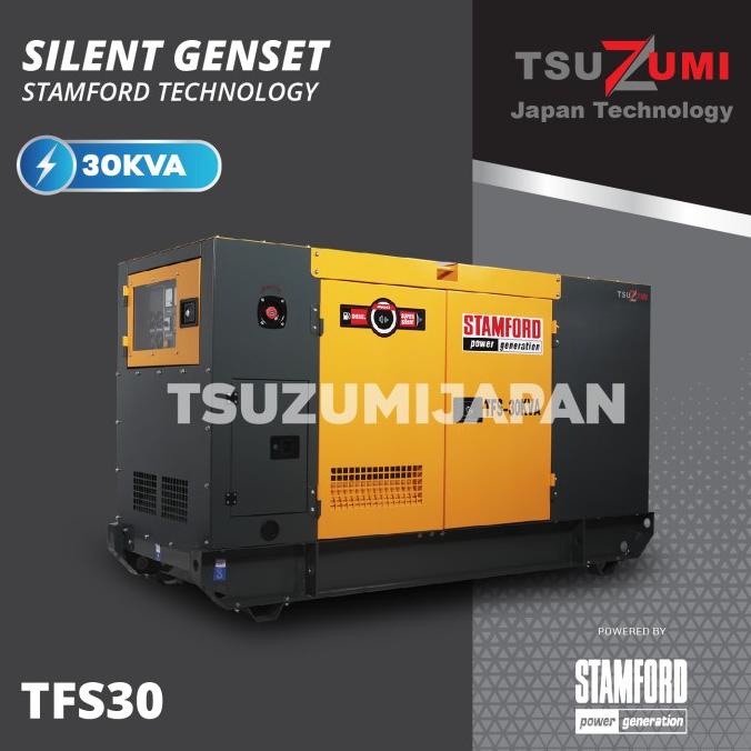 Jual Genset STAMFORD 30KVA Silent By Tsuzumi Japan Tipe TFS 30 Shopee